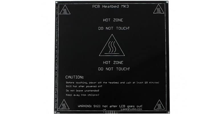 صفحه گرمایی در پرینتر سه بعدی