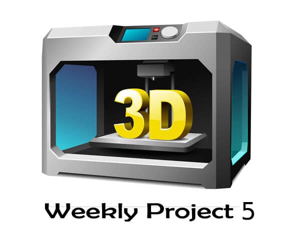 پروژه هفتگی (قسمت پنجم) – پرینت سه بعدی پایه دوربین