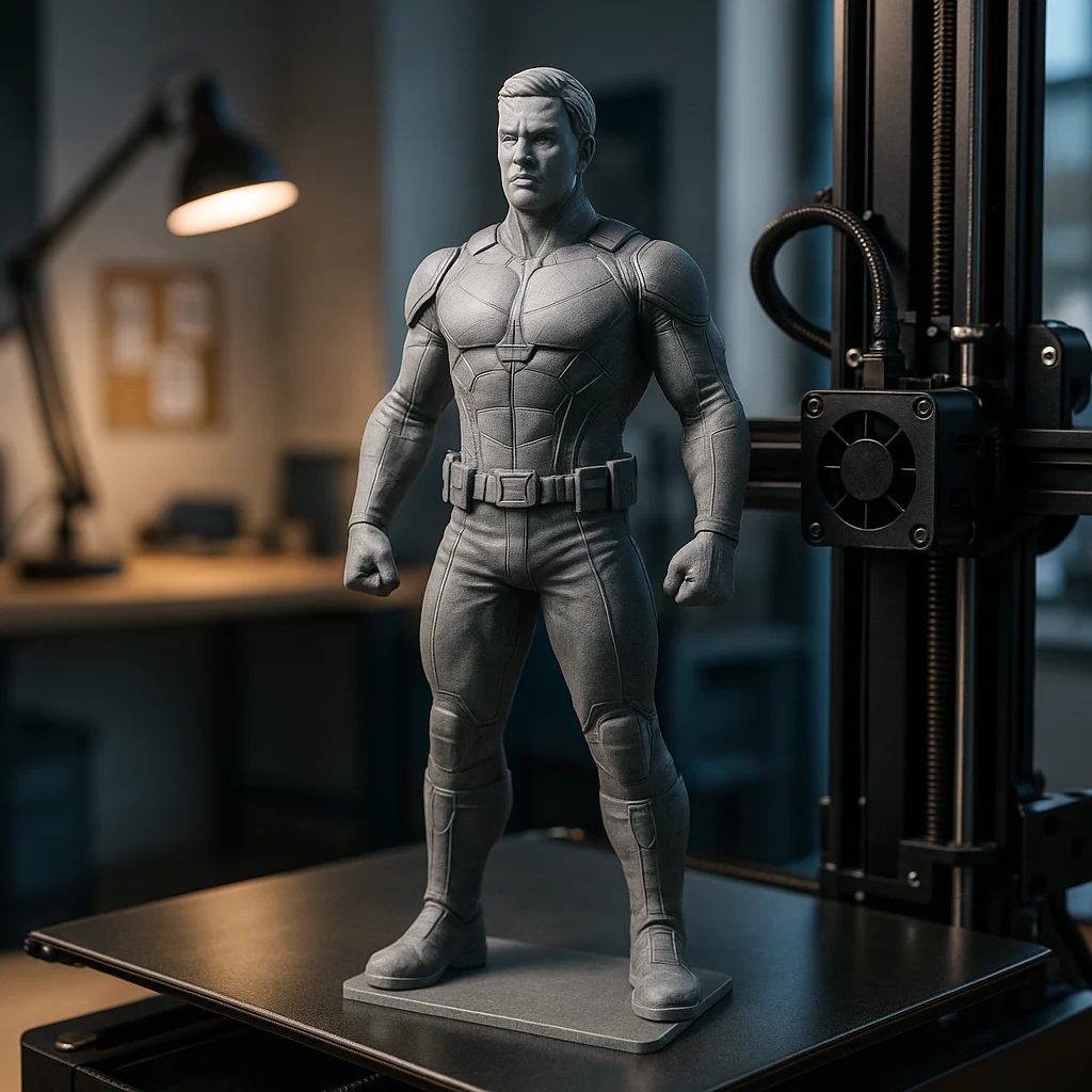 پرینت سه‌ بعدی اکشن فیگور، مجسمه‌های تزئینی و ماسک‌های شخصیت‌های معروف