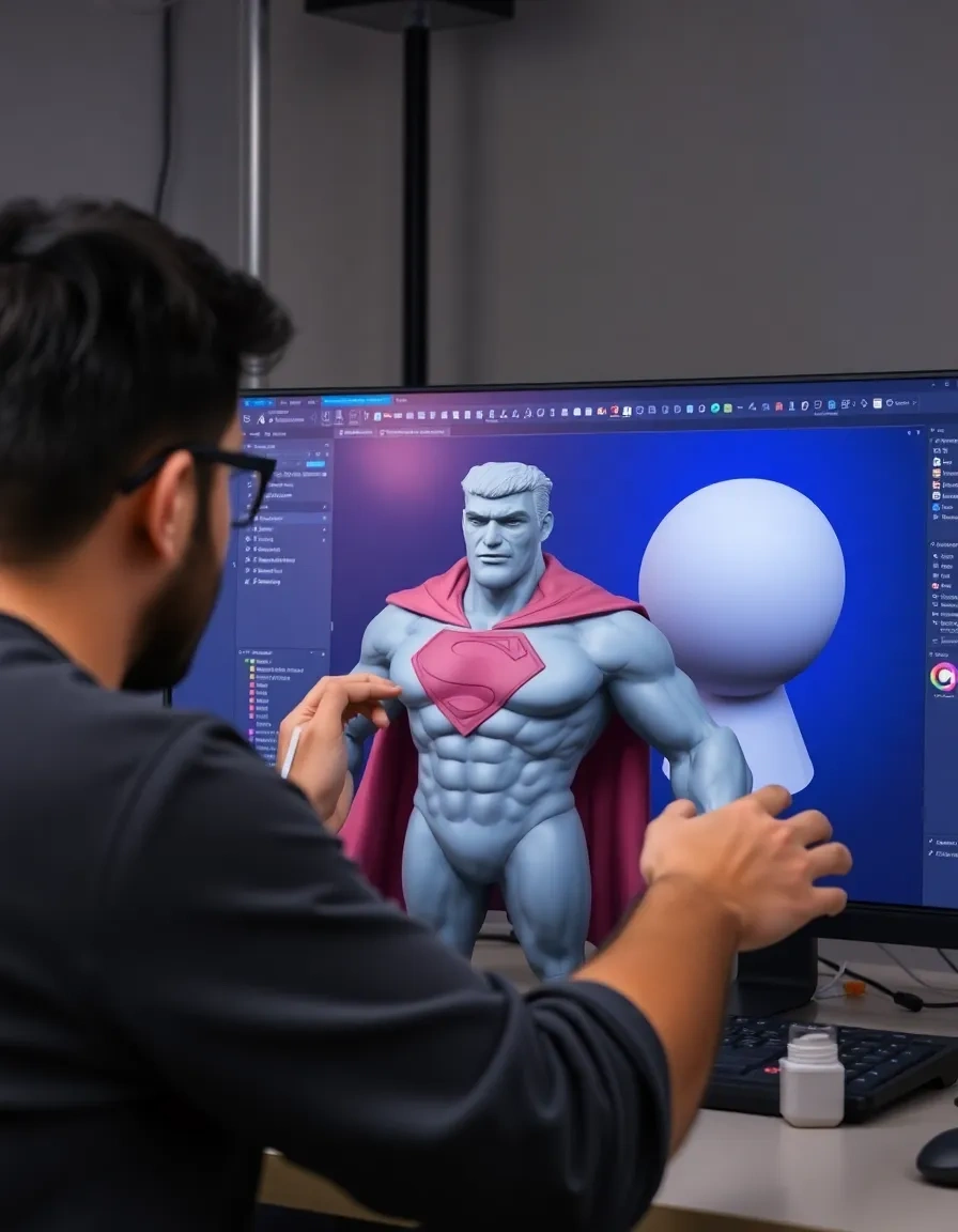 طراحی دیجیتال فیگور سهبعدی در نرمافزار ZBrush