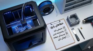 اشکالات رایج در چاپ سه‌ بعدی و راه‌ حل سریع آنها به صورت چک‌ لیست- پارسیان سه بعدی